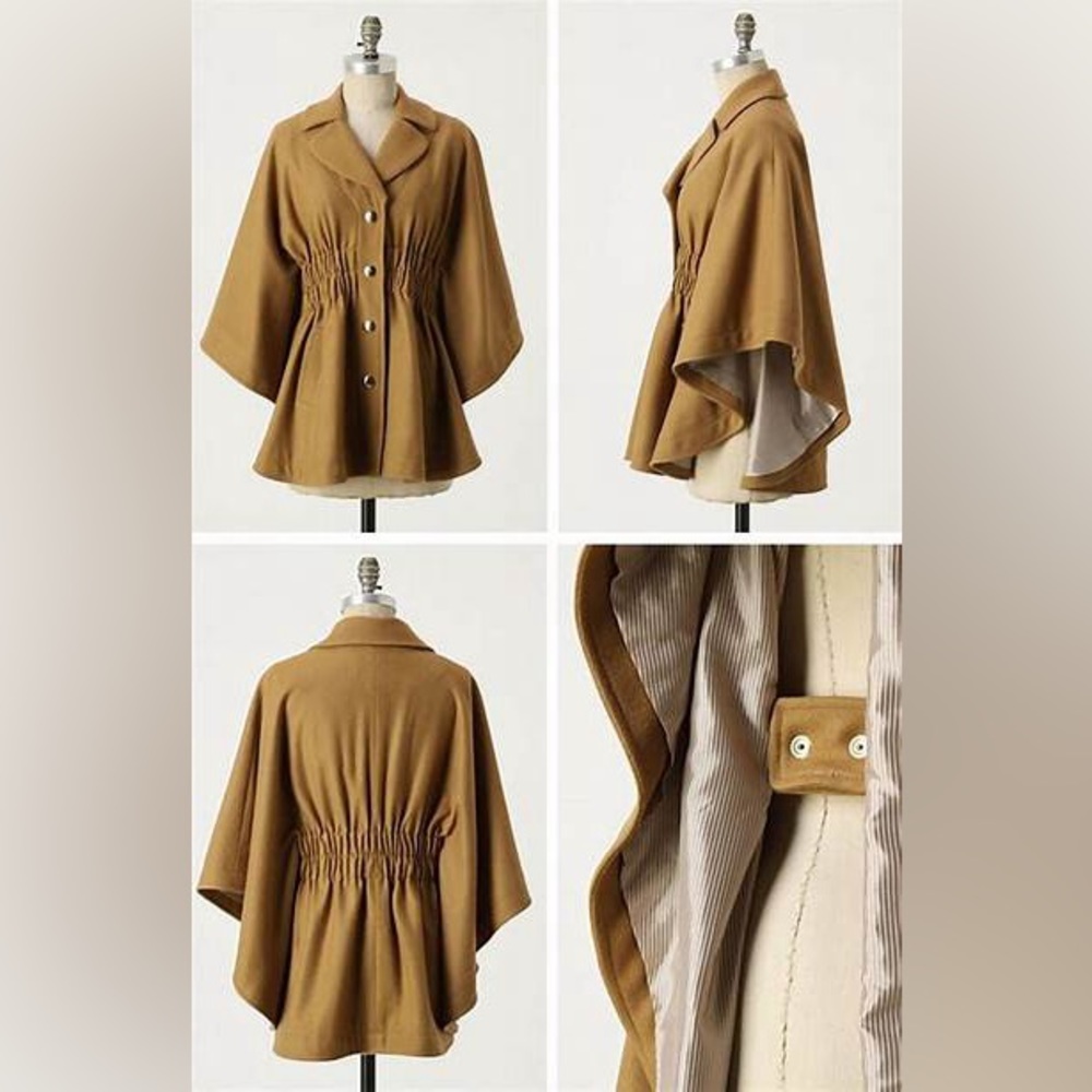 Anthropologie Sunner cape size medium